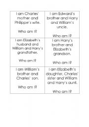 English Worksheet: the royal family