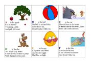 English Worksheet: Alphabet Poems