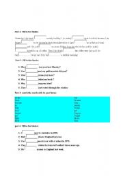 English worksheet: past simple