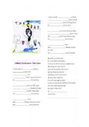 English Worksheet: Friday Im in love - The Cure