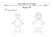 English Worksheet: Boy / Girl