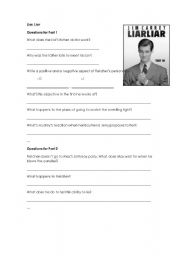 Liar Liar - Movie Handout