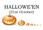 English Worksheet: halloween short article on your noticeboard