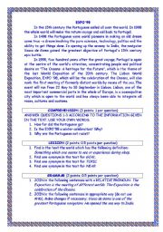 English Worksheet: Expo 98