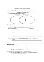 English worksheet: Figurative Language Notes