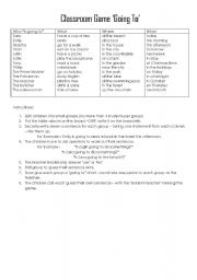 English Worksheet: 