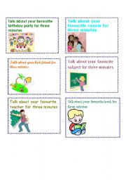 English Worksheet: A few of my favourite things
