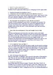 English Worksheet: Interesting facts - auction game