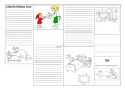 English Worksheet: Miny book little red riding wood