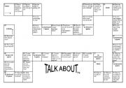 English Worksheet: Talk about it - icebreaker activity