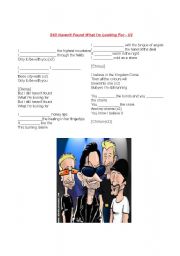 English Worksheet: I still havet found what Im looking for - U2