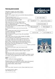 English worksheet: Chemical Brothers_The Salmon Dance