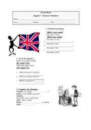 English Worksheet: Possessives