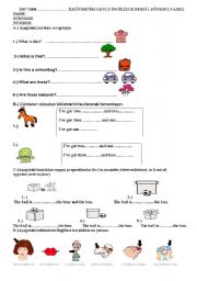 4th Grade ESL Quiz