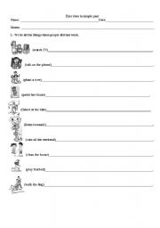 English worksheet: Simple Past