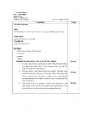 English Worksheet: Lesson plan using a video ( The simpsons) 