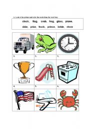 English worksheet: Phonics