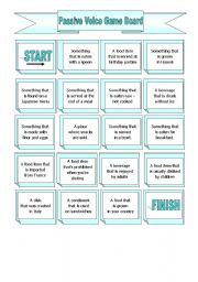 The Passive Voice Gameboard