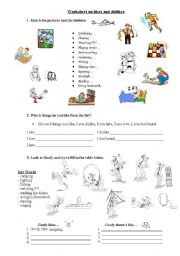 English Worksheet: Free time activities