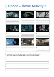 English Worksheet: I, Robot - Movie Activity 2