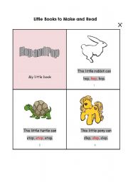 English Worksheet: books to make and read