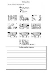 English Worksheet: Writing a Story