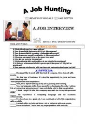 A job interview
