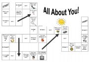 English Worksheet: All About You