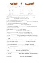 English Worksheet: IRREGULAR VERBS