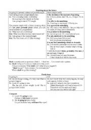 English worksheet: knowing about the future