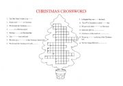 English Worksheet: christmas crossword