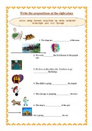 PREPOSITIONS DRILL