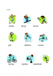 English Worksheet: SPORT