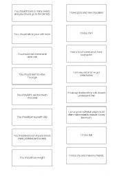 English Worksheet: giving advice