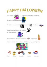 English Worksheet: Happy Halloween