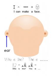 English Worksheet: I Can Make A Face