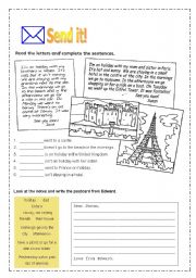 English Worksheet: Send it!