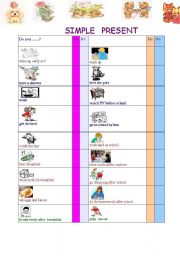 What do you do every day ? pairwork and exercises about daily routines