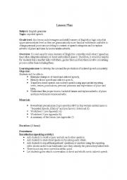 English Worksheet: LessonPlan_Reported Speech_Khadooy