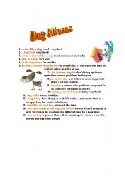 English Worksheet: Dog Idioms