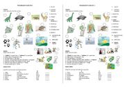 English Worksheet: Endangered Animals 