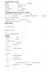 English worksheet: elementary exam