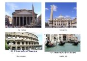 English worksheet: post cards to talk about places