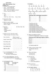 Beginner worksheet