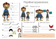 English Worksheet: Physical appearance