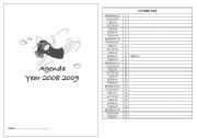 English worksheet: AGENDA