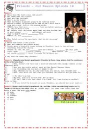 English Worksheet: Friends Season 2, Episode 14