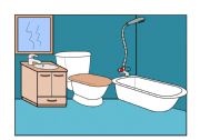 English Worksheet: Home - Bathroom