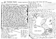 English Worksheet: The Treasure Island: Reading Comprehension