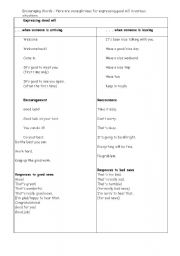 English Worksheet: conversation